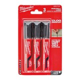 Milwaukee INKZALL L jelölő filc - fekete (3 db-os készlet) 1 db - 4932471554