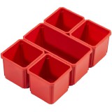 Milwaukee Kivehető tároló dobozok (5 részes) Packout Rendszerezőhöz 1 db - 4932478300