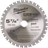 Milwaukee Körfűrészlap gérvágókhoz (Fém) 150x20x1.6x34 1 db