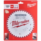 Milwaukee Körfűrészlap hordozható gépekhez (Fához) 165x15.87x1.6x40 ATB - 1 db - 4932471312