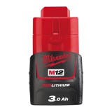 Milwaukee M12B3 REDLITHIUM-ION akkumulátor 12 V, 3,0 AH - 4932451388