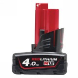 Milwaukee M12B4 REDLITHIUM™-ION AKKUMULÁTOR 12 V, 4,0 AH
