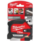 Milwaukee Mágneses mérőszalag LED lámpával 7.5 m