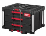 milwaukee packout 3 fiókos tároló láda 4932472130