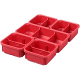 Milwaukee PACKOUT™ Kivehető tároló dobozok keskeny rendszerezőhöz (5 részes) -