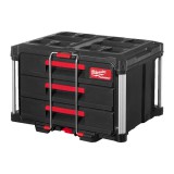Milwaukee PACKOUT Tároló Láda 3 fiókos - 1db - 4932472130