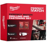 Milwaukee PERFECT MATCH fúrószár és bitkészlet - 4932492657