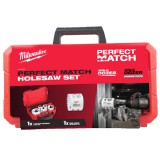 Milwaukee PERFECT MATCH lyukfűrész készlet - 4932492889