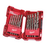 Milwaukee Red Cobalt – HSS-G Co fémfúró – DIN 338 Készlet (25 darab) - 4932352471