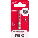 Milwaukee Shockwave bit PH3 50mm-1db bitfej - 4932430858