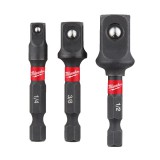 Milwaukee Shockwave Dugókulcs adapter szett 3 részes - 4932479228