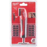 Milwaukee Shockwave Sarokcsavarozó adapter, bitekkel - 1 db - 4932471274