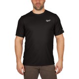 Milwaukee Technikai rövid ujjú póló fekete WWSSBL XL - 4932493066