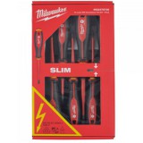 Milwaukee VDE Csavarhúzó 3 oldalú markolattal 7 darabos készlet (SL2.5, SL3, - 4932478739
