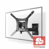 Minden Irányban Mozgatható Fali TV-tartókonzol | 10-32" | Max. 30 kg | 3 Forgáspont (TVWM31BK)