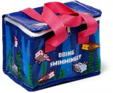 Minecraft uzsonnás táska, hűtőtáska, 20x17x13cm, Minecraft Axolotl