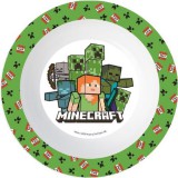 Minecraftos műanyag mély tányér QP1102
