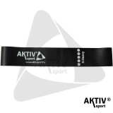 Mini band erősítő szalag 30 cm Aktivsport extra erős fekete