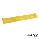 Mini band erősítő szalag JK Fitness sárga könnyű