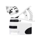 Mini mikroszkóp telefon lencse nagyítás 60x