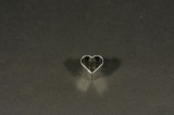 Mini szív linzer közép kiszúró forma 2 cm