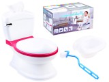 Mini Wc Bili-Nedves Törlő Tartóval-Hanghatásokkal-Kefével-Rózsaszín