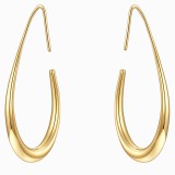 Minimalista arany színű acél fülbevaló