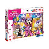 Minnie egér és boldog segítői Supercolor Maxi puzzle 60db-os - Clementoni
