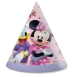 Minnie egér party kalap 6db-os kiszerelésben