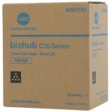 MINOLTA C35 TONER, BK TÜSZ TNP22K (Utángyártott) WHITE BOX Termékkód: A0X5152B
