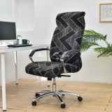 Mintás irodai székhuzat, rugalmas huzat forgószékhez