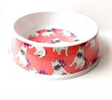 Mintás műanyag tál