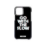 Mintás telefontok Flow iPhone 14 Pro Max 6.7 YooUp fekete háttérrel fekete kerettel