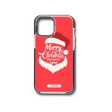 Mintás telefontok Mikulás iPhone 13 Pro YooUp fekete kerettel