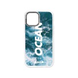 Mintás telefontok Ocean iPhone 14 Pro Max 6.7 YooUp fehér kerettel