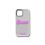 Mintás telefontok Sweet iPhone 13 Pro Max YooUp fehér kerettel