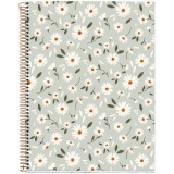 Miquelrius Green Flowers A4 4x30 lap vonalas spirálfüzet (A15296GR81)