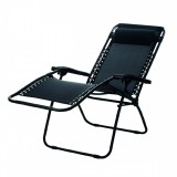 Mirpol Delux összecsukható fekete nyugágy