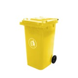 Mirpol Háztartási hulladéktároló, kuka 240L sárga