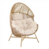 Mirpol HOLAND rattan kosárfotel bézs