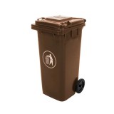 Mirpol Hulladéktároló 120L barna