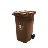 Mirpol Hulladéktároló 240L barna