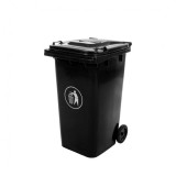 Mirpol Hulladéktároló 240L fekete