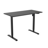 Mirpol Íróasztal magasságállítással, 120x60 cm fekete