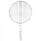 Mirpol Kerek grillrács fa fogantyúval 40 cm
