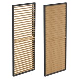 Mirpol LUXE Lamellás oldalpanel (R) 90x218cm 3 m-ig fa