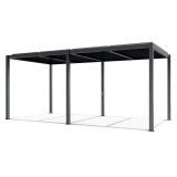Mirpol LUXE pergola 5,8x4m antracit LED világítással