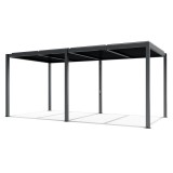 Mirpol LUXE pergola 5,8x4m antracit LED világítással