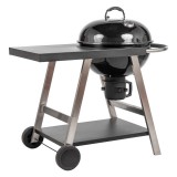 Mirpol MIR709 Faszenes grill polccal és kerekekkel 56 cm