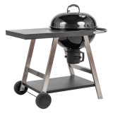 Mirpol MIR709 Faszenes grill polccal és kerekekkel 56 cm
